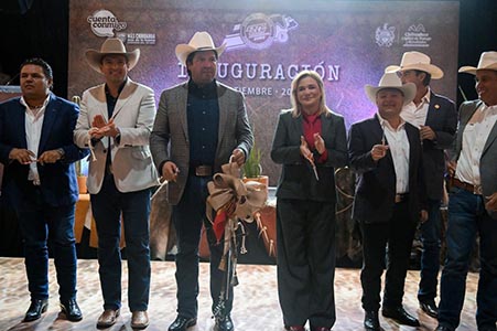 La gobernadora Maru Campos inauguró la ExpoGan 2025 en Chihuahua, destacando el esfuerzo ganadero y anunciando inversiones de más de 1,000 mdp para enfrentar la sequía y fortalecer la sanidad agropecuaria.