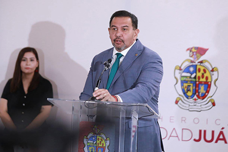 Cruz Pérez Cuéllar invita a los juarenses a su Primer Informe de Gobierno 2024-2027, este domingo en el Estadio 8 de Diciembre.