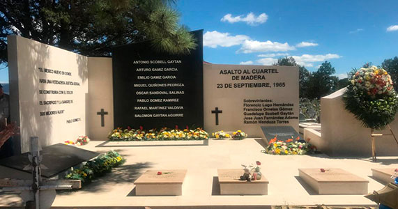 La Secretaría de Gobernación declaró Sitio de Memoria la tumba colectiva de los guerrilleros caídos en Madera en 1965, un hecho clave en la historia social de México.
