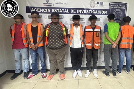 La AEI detuvo a siete personas por secuestro en Ciudad Juárez y liberó a cuatro víctimas durante un operativo en las colonias Felipe Ángeles y Mariano Escobedo.