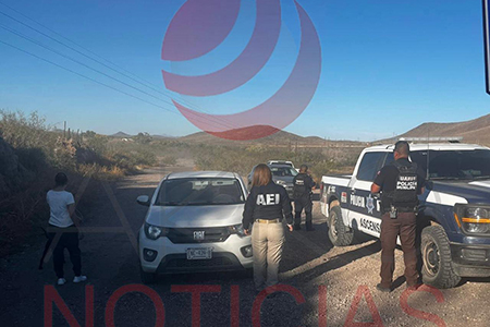 AEI y Policía Municipal de Ascensión ubicaron a una mujer que se perdió en una brecha rumbo a Buena Vista mientras buscaba rodear los bloqueos de agricultores.