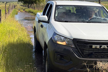 El Gobierno del Estado, a través de la Secretaría de Desarrollo Rural, rehabilitó un camino saca cosechas en el ejido Madera, beneficiando a más de 450 productores y facilitando la recolección de 800 hectáreas de maíz y avena en la zona.