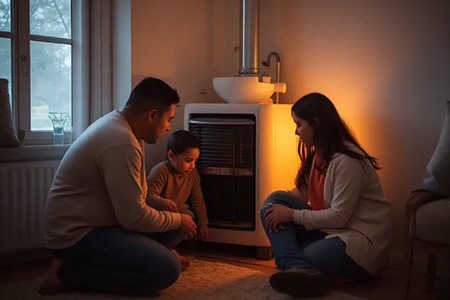 Autoridades piden extremar precauciones con calentones ante el frío para evitar intoxicaciones, fugas y accidentes en los hogares.