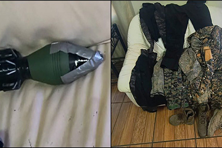 Guardia Nacional y Ejército Mexicano aseguraron una granada de mortero, equipo táctico y un vehículo con blindaje artesanal durante un operativo en el municipio de Madera, Chihuahua, como parte de la estrategia nacional de seguridad.