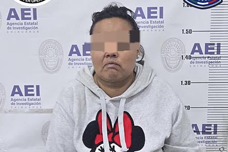 La Fiscalía detuvo a una mujer acusada de participar en el secuestro de una víctima en Ciudad Juárez, por quien exigieron 5 mil dólares a un familiar en Estados Unidos.