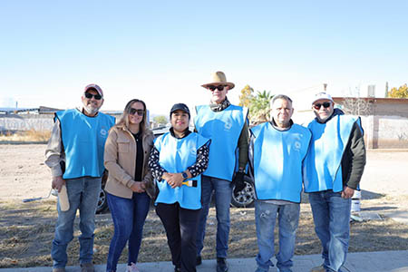 La presidenta Edith Escárcega inició la rehabilitación del Parque Atenas con apoyo de voluntarios de la Iglesia de Jesucristo, quienes realizaron labores de pintura y mejora del espacio público.