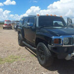 Camioneta Hummer H3 y traila para caballos aseguradas en Nuevo Casas Grandes durante operativo por robo.