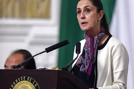 Claudia Sheinbaum afirma que su gobierno trabajará con el futuro presidente de EE. UU., sin importar su afiliación política.