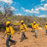 Autoridades estatales y federales acordaron reforzar la coordinación para combatir los incendios forestales en Chihuahua, con participación de Protección Civil, Conafor y Sedena.
