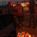 Productores agrícolas bloquean carretera NCG-Janos exigiendo a CFE restablecer energía a pozos agrícolas. Paso solo para emergencias.