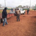 El estadio de béisbol “Luis Cobos Huerta” en Nuevo Casas Grandes recibió mejoras y limpieza general para los próximos torneos deportivos.