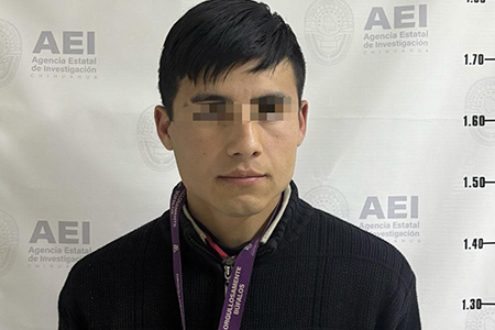 Este 8 de abril, Arturo M. N., de 21 años, fue detenido en Nuevo Casas Grandes por violencia familiar en la avenida 5 de Mayo.