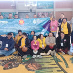 El programa "Municipios Juntos en Movimiento" llevó actividades deportivas a niños de La Gaviota en el gimnasio José Luis Arroyos de NCG.