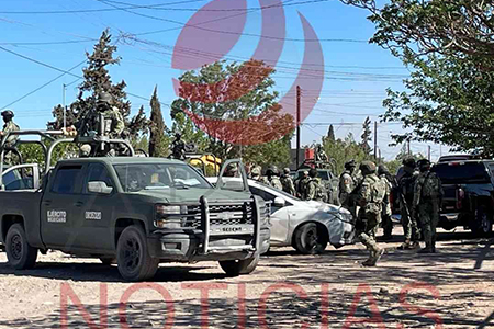 Elementos del 35° Batallón protagonizaron persecución que terminó con vehículo asegurado en colonia Villahermosa, NCG.