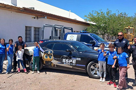 La SSPE capacitó a 170 niños y adolescentes en educación vial mediante talleres interactivos en el Campamento Coparmex 2025 en Nuevo Casas Grandes.