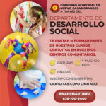 El Gobierno de Nuevo Casas Grandes abre inscripciones a talleres gratuitos de pintura, piñatas y más. Las actividades se impartirán en centros comunitarios y están dirigidas a todo el público.