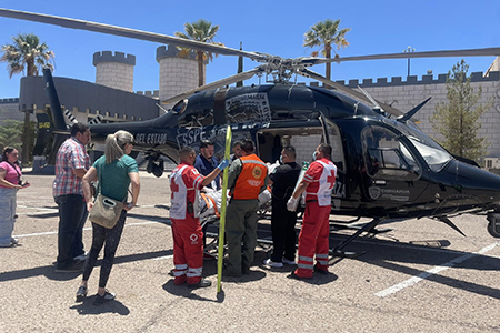 El diácono Pablo Aarón M. O. sufrió un accidente grave esta mañana; su traslado aéreo a Ciudad Juárez fue cancelado debido a su delicado estado de salud.