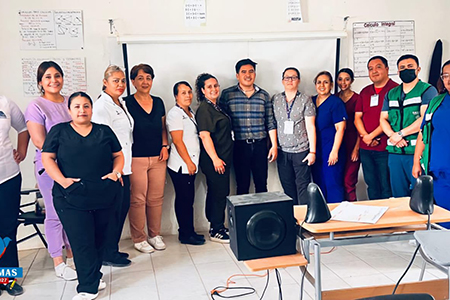 Una exitosa jornada de vacunación se realizó en Puerto Palomas con apoyo del Telebachillerato y personal médico coordinado por autoridades locales.