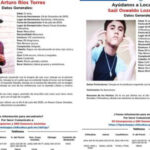 Desaparecen en Nuevo Casas Grandes Luis Arturo y Saúl Oswaldo. Fiscalía emite fichas con señas particulares y teléfonos de contacto para ayudar en su localización.