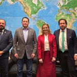 Maru Campos se reunió con el congresista Tony Gonzales en Washington para tratar temas sobre seguridad, comercio y ganadería. Solicitan incluir el puerto de Ojinaga en exportaciones del USDA.
