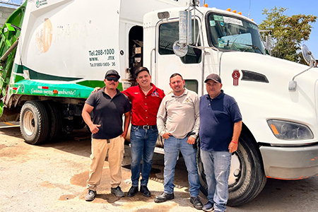 Ciudad Juárez invierte más de 150 mil pesos para reparar camión de basura en Puerto Palomas, comunidad abandonada por el municipio de Ascensión.