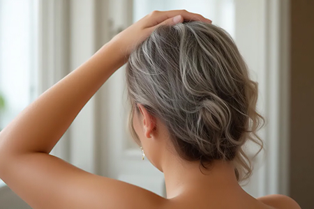 El vinagre de manzana no elimina las canas, pero ayuda a dar brillo, equilibrar el pH y mejorar el aspecto del cabello canoso. Descubre cómo aplicarlo de forma natural para cuidar tu melena.