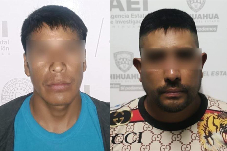 La AEI detuvo a dos sujetos en Madera y Bocoyna por abuso sexual y homicidio. Ambos ya fueron presentados ante el juez correspondiente.