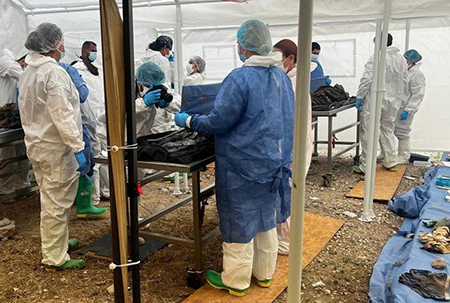 La Fiscalía de Chihuahua identificó a 53 personas halladas en el crematorio Plenitud en Ciudad Juárez. Hasta ahora se han entregado 44 cuerpos a sus familias y se registran 31 denuncias por fraude en contra de responsables.