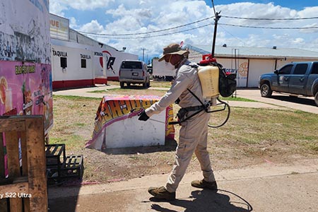 La Dirección de Ecología y Medio Ambiente de NCG realizó una jornada de fumigación en la Feria 2025, como medida preventiva para garantizar seguridad sanitaria a los miles de visitantes que acudirán el fin de semana.