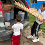 Alumnos y maestros realizan colecta en apoyo a Colonia Juárez Estatales