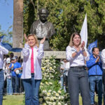 Militantes del PAN marcharon en Chihuahua bajo el lema “Juntos y Fuertes”. Líderes como Maru Campos y Jorge Romero advirtieron que “Morena no entrará al estado”.