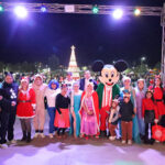 La presidenta Edith Escárcega encabezó el encendido del pino navideño en NCG, acompañado de un espectáculo artístico y la Gran Caravana Navideña.